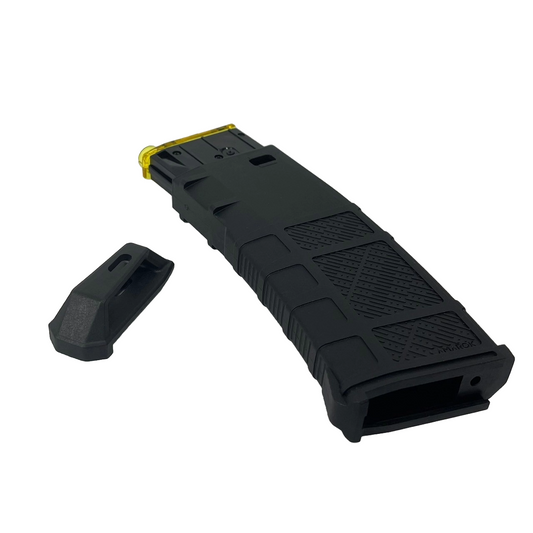 Amarok AM250 M Series - 250 rounds Fast Feed Mid Cap Magazine - Type A - Black - Yellow Top