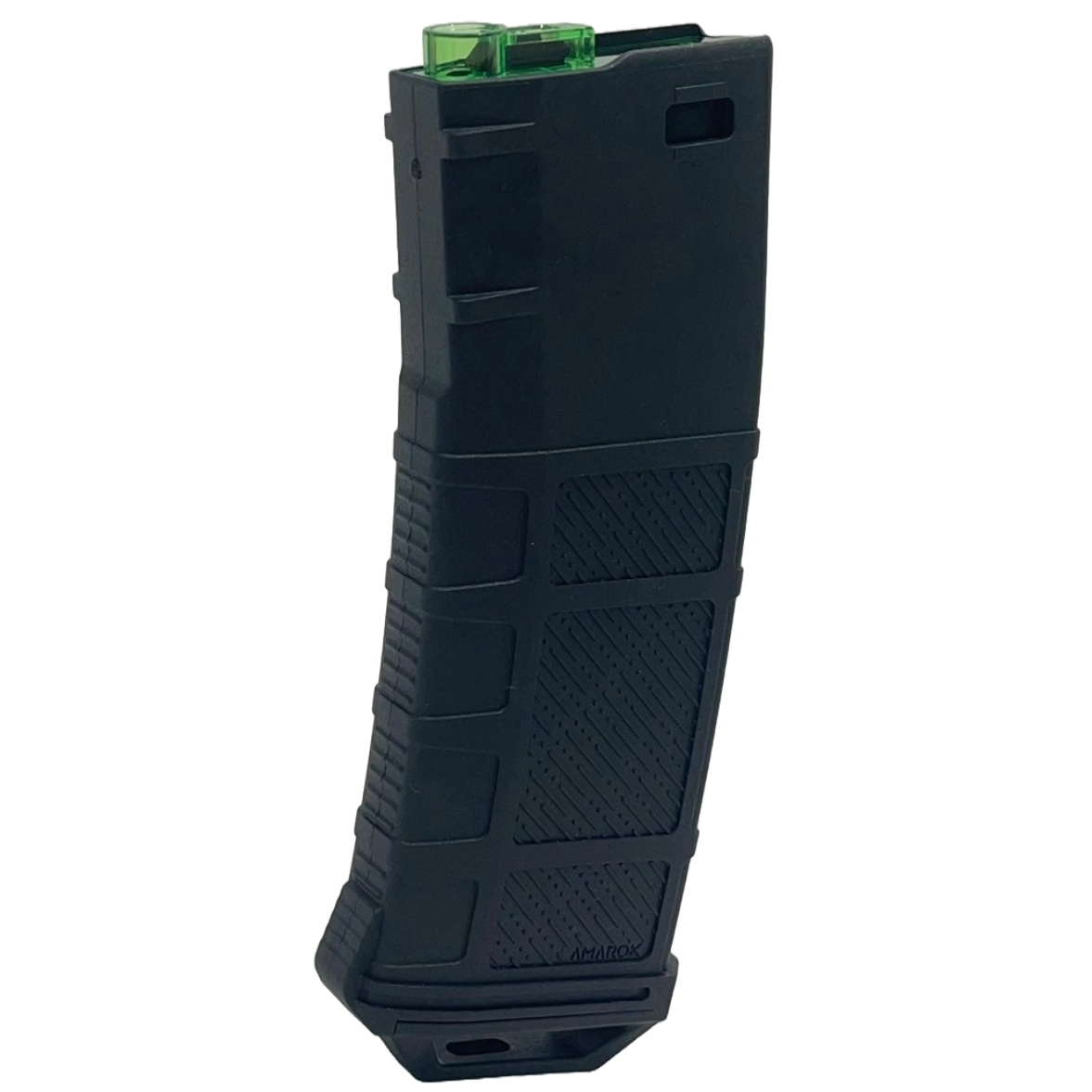 Amarok MAG 250 - 250 rounds Fast Feed Mid Cap Magazine - Type A - Black - Green Top