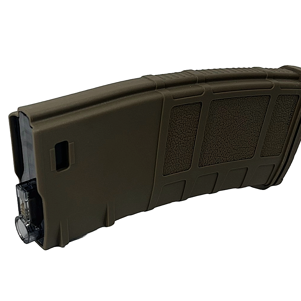 Amarok AM250 M Series - 250 rounds Fast Feed Mid Cap Magazine - Type B - FDE with Smoke Top