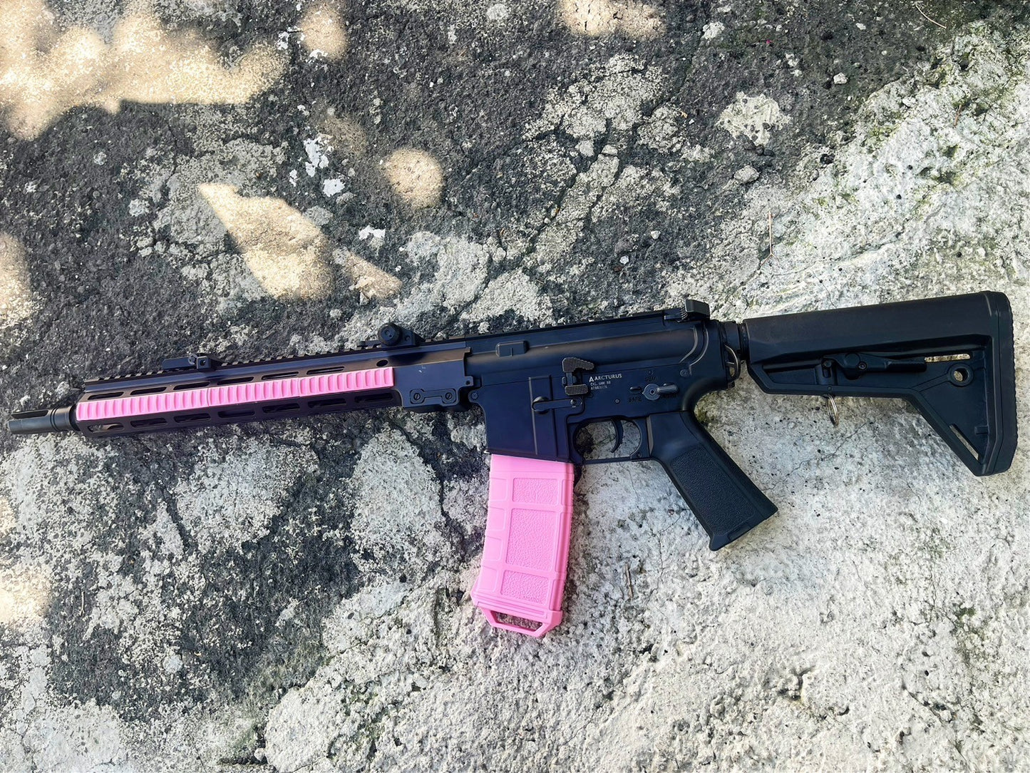 M-Lok Rail Cover - Pink B (4pcs Long(3 panels))