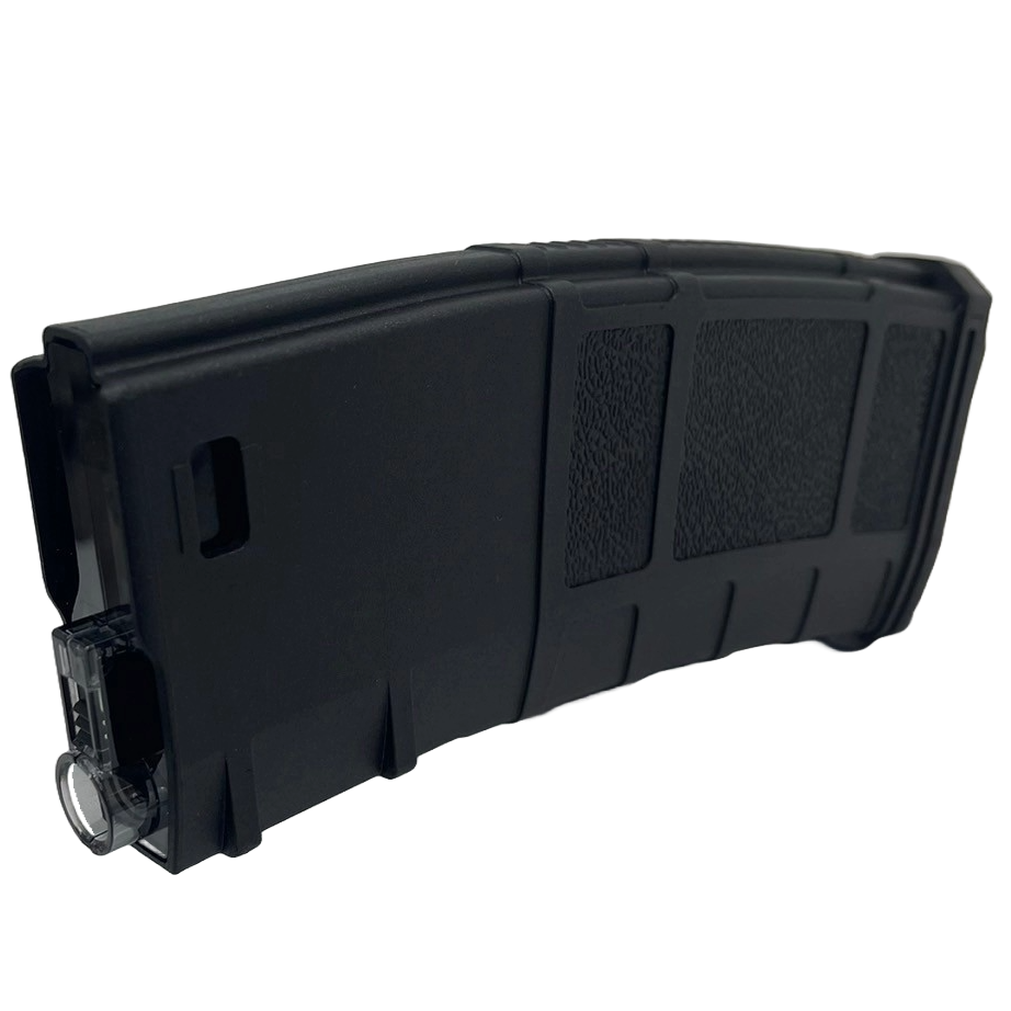 Amarok AM250 M Series - 250 rounds Fast Feed Mid Cap Magazine - Type B - Black cover with Smoke Top