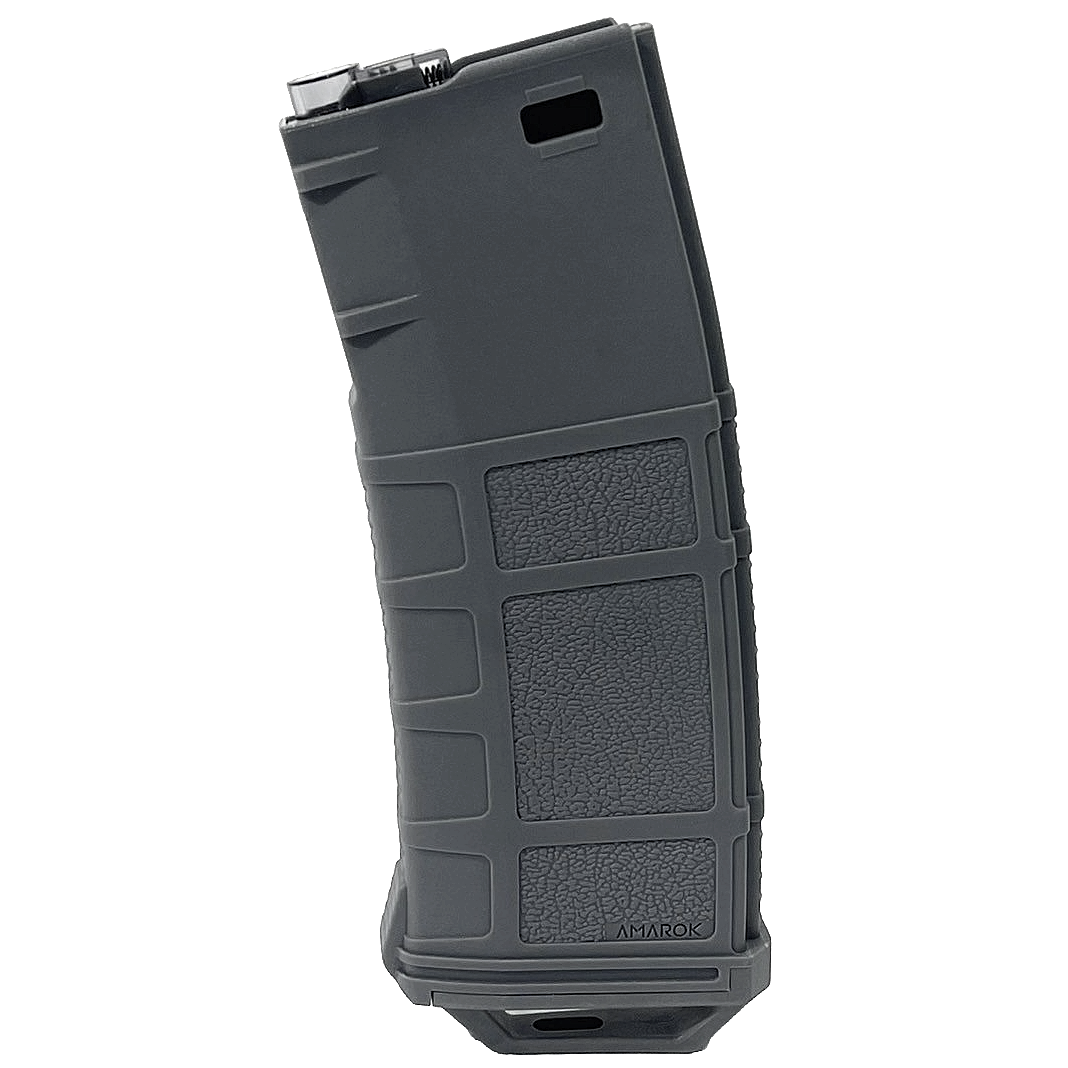 Amarok AM250 M Series - 250 rounds Fast Feed Mid Cap Magazine - Type B - Grey with Smoke Top