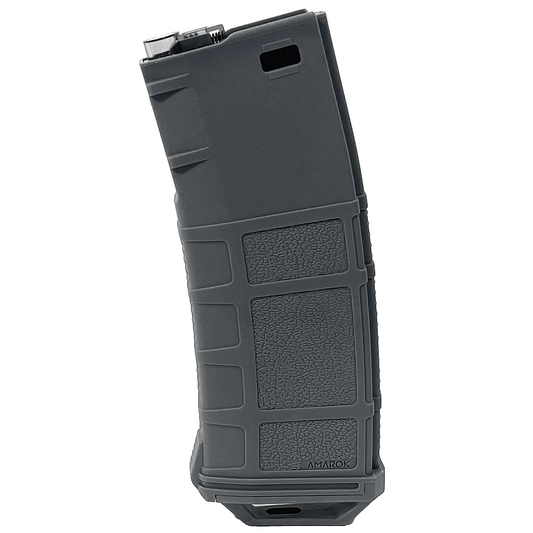Amarok AM250 M Series - 250 rounds Fast Feed Mid Cap Magazine - Type B - Grey with Smoke Top