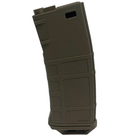 Amarok AM250 M Series - 250 rounds Fast Feed Mid Cap Magazine - Type B - FDE with Solid FDE top