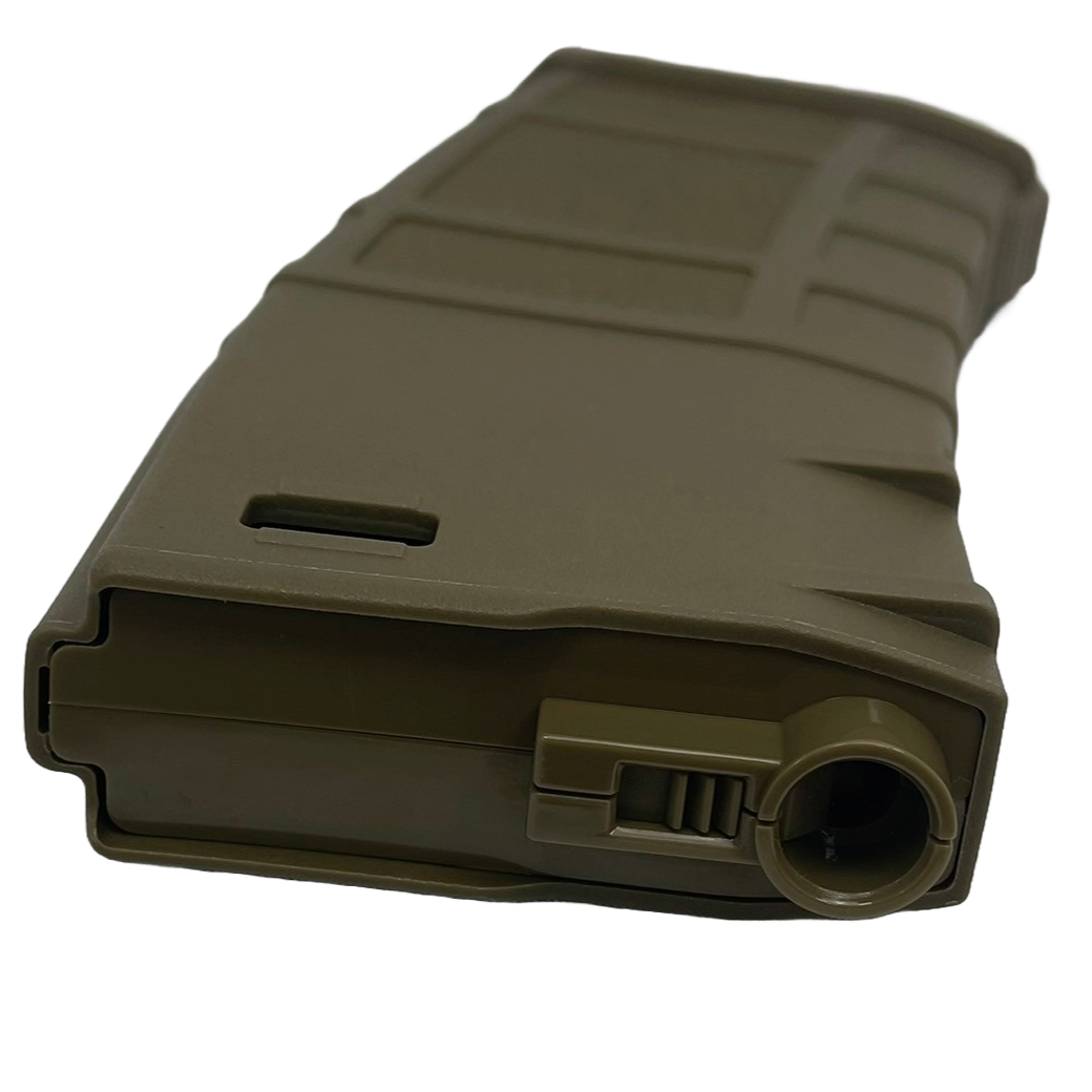 Amarok AM250 M Series - 250 rounds Fast Feed Mid Cap Magazine - Type B - FDE with Solid FDE top