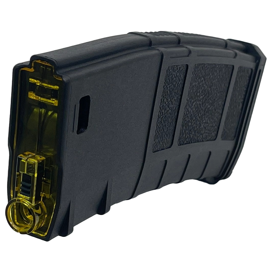 Amarok AM250 M Series - 250 rounds Fast Feed Mid Cap Magazine - Type B - Black cover with Yellow top