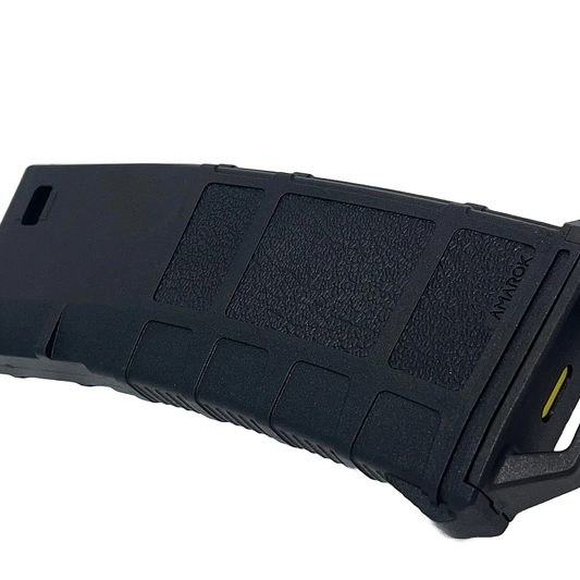 Amarok AM250 M Series - 250 rounds Fast Feed Mid Cap Magazine - Type B - Black cover with Yellow top