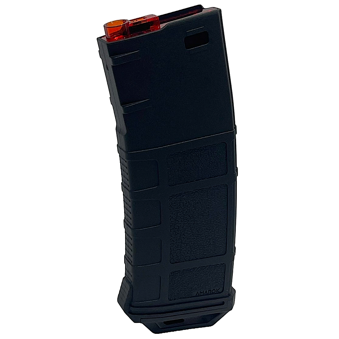Amarok AM250 M Series - 250 rounds Fast Feed Mid Cap Magazine - Type B - Black cover with Red top