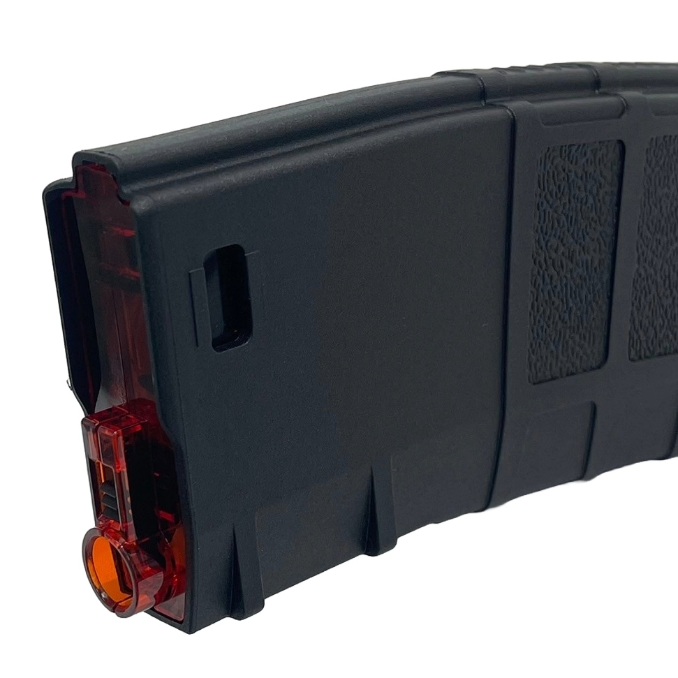 Amarok AM250 M Series - 250 rounds Fast Feed Mid Cap Magazine - Type B - Black cover with Red top