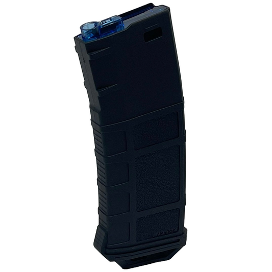 Amarok AM250 M Series - 250 rounds Fast Feed Mid Cap Magazine - Type B - Black cover with Blue top